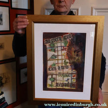 Load image into Gallery viewer, SCOTTISH ART. Gouache &amp; Wax Drawing by Sylvia von Hartmann Entitled "In Every End Lies a New Beginning"
