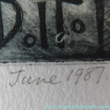Load image into Gallery viewer, Scottish Art Ian Fleming Comment Series Pencil Signed Etching and Aquatint
