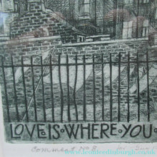 Load image into Gallery viewer, Scottish Art Ian Fleming Comment Series Pencil Signed Etching and Aquatint
