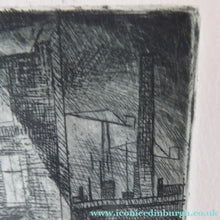 Load image into Gallery viewer, Scottish Art Ian Fleming Comment Series Pencil Signed Etching and Aquatint
