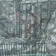 Load image into Gallery viewer, Scottish Art Ian Fleming Comment Series Pencil Signed Etching and Aquatint

