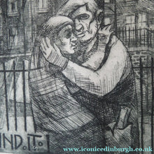 Load image into Gallery viewer, Scottish Art Ian Fleming Comment Series Pencil Signed Etching and Aquatint
