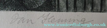 Load image into Gallery viewer, Scottish Art Ian Fleming Comment Series Pencil Signed Etching and Aquatint
