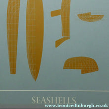 Load image into Gallery viewer, SCOTTISH ART. Limited Edition Screenprint "Seashells" (1971) by Ian Hamilton Finlay
