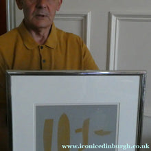 Load image into Gallery viewer, SCOTTISH ART. Limited Edition Screenprint "Seashells" (1971) by Ian Hamilton Finlay
