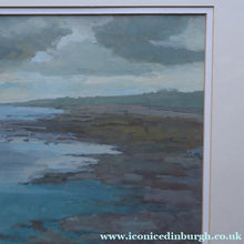 Load image into Gallery viewer, SCOTTISH ART. Vintage Scottish Seascape Gouache Painting by Irene HALLIDAY
