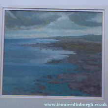 Load image into Gallery viewer, SCOTTISH ART. Vintage Scottish Seascape Gouache Painting by Irene HALLIDAY
