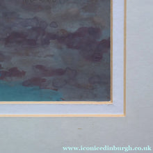 Load image into Gallery viewer, SCOTTISH ART. Vintage Scottish Seascape Gouache Painting by Irene HALLIDAY
