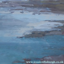 Load image into Gallery viewer, SCOTTISH ART. Vintage Scottish Seascape Gouache Painting by Irene HALLIDAY
