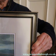 Load image into Gallery viewer, SCOTTISH ART. Vintage Scottish Seascape Gouache Painting by Irene HALLIDAY
