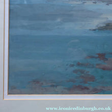 Load image into Gallery viewer, SCOTTISH ART. Vintage Scottish Seascape Gouache Painting by Irene HALLIDAY
