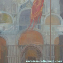 Load image into Gallery viewer, Scottish Art Watercolour Painting by Irene Halliday Venice St Mark's Square
