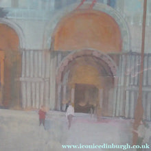 Load image into Gallery viewer, Scottish Art Watercolour Painting by Irene Halliday Venice St Mark's Square
