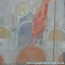 Load image into Gallery viewer, Scottish Art Watercolour Painting by Irene Halliday Venice St Mark's Square
