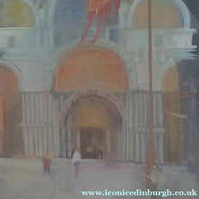 Load image into Gallery viewer, Scottish Art Watercolour Painting by Irene Halliday Venice St Mark's Square
