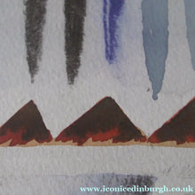 Load image into Gallery viewer, Scottish Art Watercolour Constuctivist Art After Lissitzky Over Rannoch James Campell Brady
