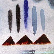 Load image into Gallery viewer, Scottish Art Watercolour Constuctivist Art After Lissitzky Over Rannoch James Campell Brady
