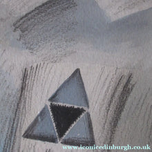 Load image into Gallery viewer, Scottish Art Watercolour Constuctivist Art After Lissitzky Over Rannoch James Campell Brady
