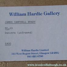 Load image into Gallery viewer, James Campbell Brady Abstract Watercolour. Dancers
