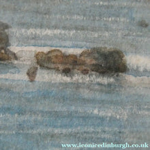 Load image into Gallery viewer, 1870s Victorian Watercolour SCOTTISH ART by James Cassie The Bass Rock
