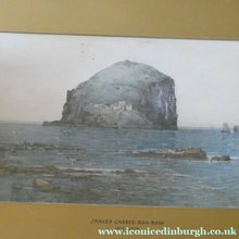 Load image into Gallery viewer, 1870s Victorian Watercolour SCOTTISH ART by James Cassie The Bass Rock
