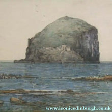 Load image into Gallery viewer, 1870s Victorian Watercolour SCOTTISH ART by James Cassie The Bass Rock
