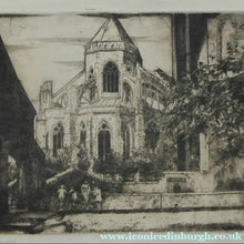 Load image into Gallery viewer, McIntosh Patrick 1920s Drypoint Etching Bruges Belgium
