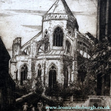 Load image into Gallery viewer, SCOTTISH ART. James McIntosh Patrick (1907 - 1998)  Notre Dames, Bruges. Very Rare Early 1920s Etching
