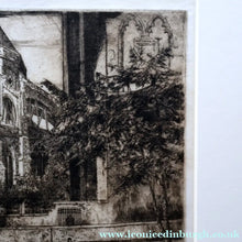 Load image into Gallery viewer, SCOTTISH ART. James McIntosh Patrick (1907 - 1998)  Notre Dames, Bruges. Very Rare Early 1920s Etching
