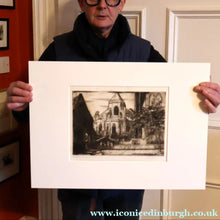 Load image into Gallery viewer, SCOTTISH ART. James McIntosh Patrick (1907 - 1998)  Notre Dames, Bruges. Very Rare Early 1920s Etching
