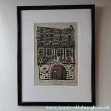 Load image into Gallery viewer, SCOTTISH ART. Jane Hyslop (RSA). Linocut Entitled "La Petite France, (Strasbourg)"
