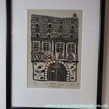 Load image into Gallery viewer, SCOTTISH ART. Jane Hyslop (RSA). Linocut Entitled "La Petite France, (Strasbourg)"
