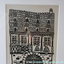 Load image into Gallery viewer, SCOTTISH ART. Jane Hyslop (RSA). Linocut Entitled "La Petite France, (Strasbourg)"
