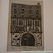 Load image into Gallery viewer, SCOTTISH ART. Jane Hyslop (RSA). Linocut Entitled "La Petite France, (Strasbourg)"
