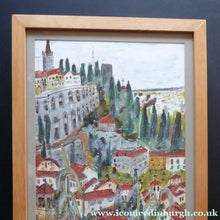 Load image into Gallery viewer, Scottish Art for Sale. Jan Hyslop Original Watercolour Painting Verona 1980s
