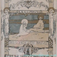 Load image into Gallery viewer, SCOTTISH ART. JESSIE M. KING. Original Bookplate / Lithograph for Fred JM Christie (c 1906)
