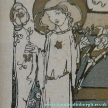 Load image into Gallery viewer, SCOTTISH ART. JESSIE M. KING. Original Bookplate / Lithograph for Fred JM Christie (c 1906)
