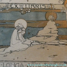 Load image into Gallery viewer, SCOTTISH ART. JESSIE M. KING. Original Bookplate / Lithograph for Fred JM Christie (c 1906)
