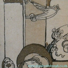 Load image into Gallery viewer, SCOTTISH ART. JESSIE M. KING. Original Bookplate / Lithograph for Fred JM Christie (c 1906)
