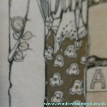 Load image into Gallery viewer, SCOTTISH ART. JESSIE M. KING. Original Bookplate / Lithograph for Fred JM Christie (c 1906)

