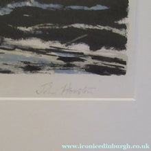 Load image into Gallery viewer, John Houston Signed Lithograph Night Sky over the Bass Rock
