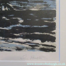 Load image into Gallery viewer, John Houston Signed Lithograph Night Sky over the Bass Rock
