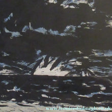 Load image into Gallery viewer, John Houston Signed Lithograph Night Sky over the Bass Rock
