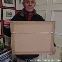 Load image into Gallery viewer, John Houston Signed Lithograph Night Sky over the Bass Rock
