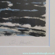 Load image into Gallery viewer, John Houston Signed Lithograph Night Sky over the Bass Rock
