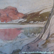 Load image into Gallery viewer, Kate Cameron Watercolour Highland Landscape Scottish Art
