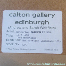 Load image into Gallery viewer, Kate Cameron Watercolour Highland Landscape Scottish Art
