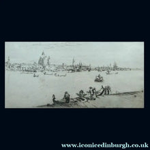 Load image into Gallery viewer, SCOTTISH ART: "La Giudecca" from the First Venice Set (1925)  by James McBey (1883 - 1959). Signed in Ink
