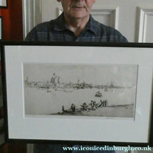 Load image into Gallery viewer, SCOTTISH ART: "La Giudecca" from the First Venice Set (1925) by James McBey (1883 - 1959). Signed in Ink
