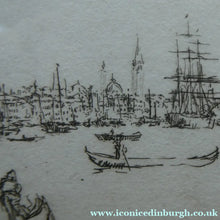 Load image into Gallery viewer, SCOTTISH ART: "La Giudecca" from the First Venice Set (1925) by James McBey (1883 - 1959). Signed in Ink
